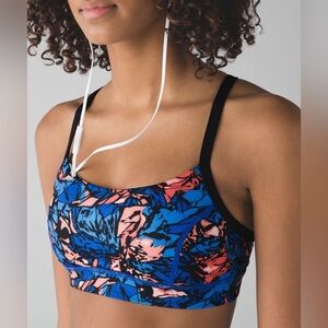 lululemon athletica Blue and Pink Sports Bra